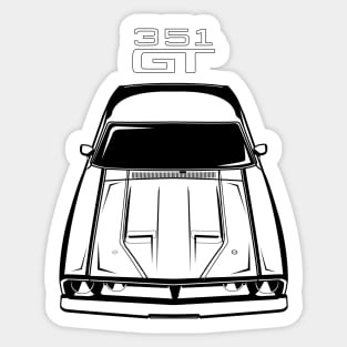 Ford Falcon XB GT 351 - White Sticker
